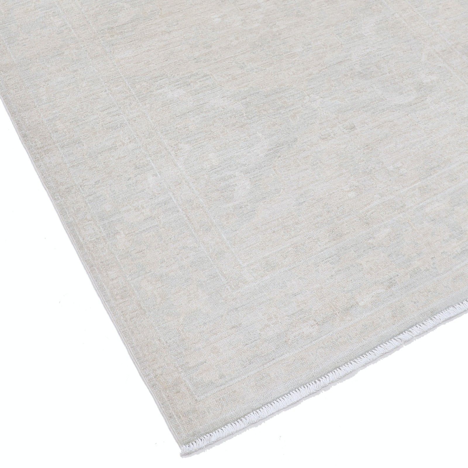 3,4 x 11,4 ft handgeknoopt loperkleed. Zachtgetint kleed voor hal, gang en entree photo vinterior