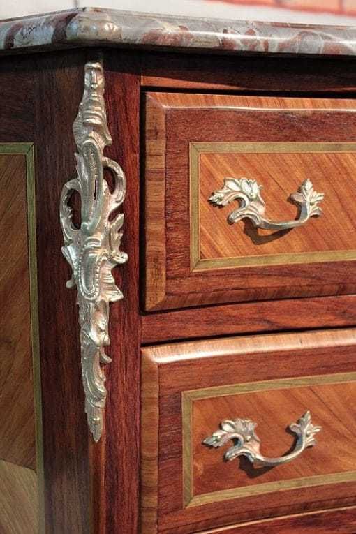 Louis XIV Louis 15th Commode In 20th Marquetry photo vinterior