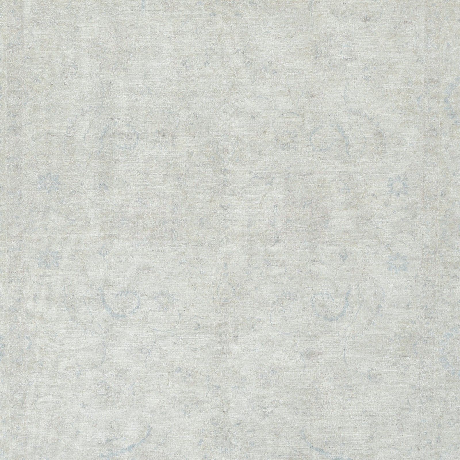 Tapis turc noué à la main à motif floral, 1,71 x 2,37 m. Tapis Oushak beige photo buy