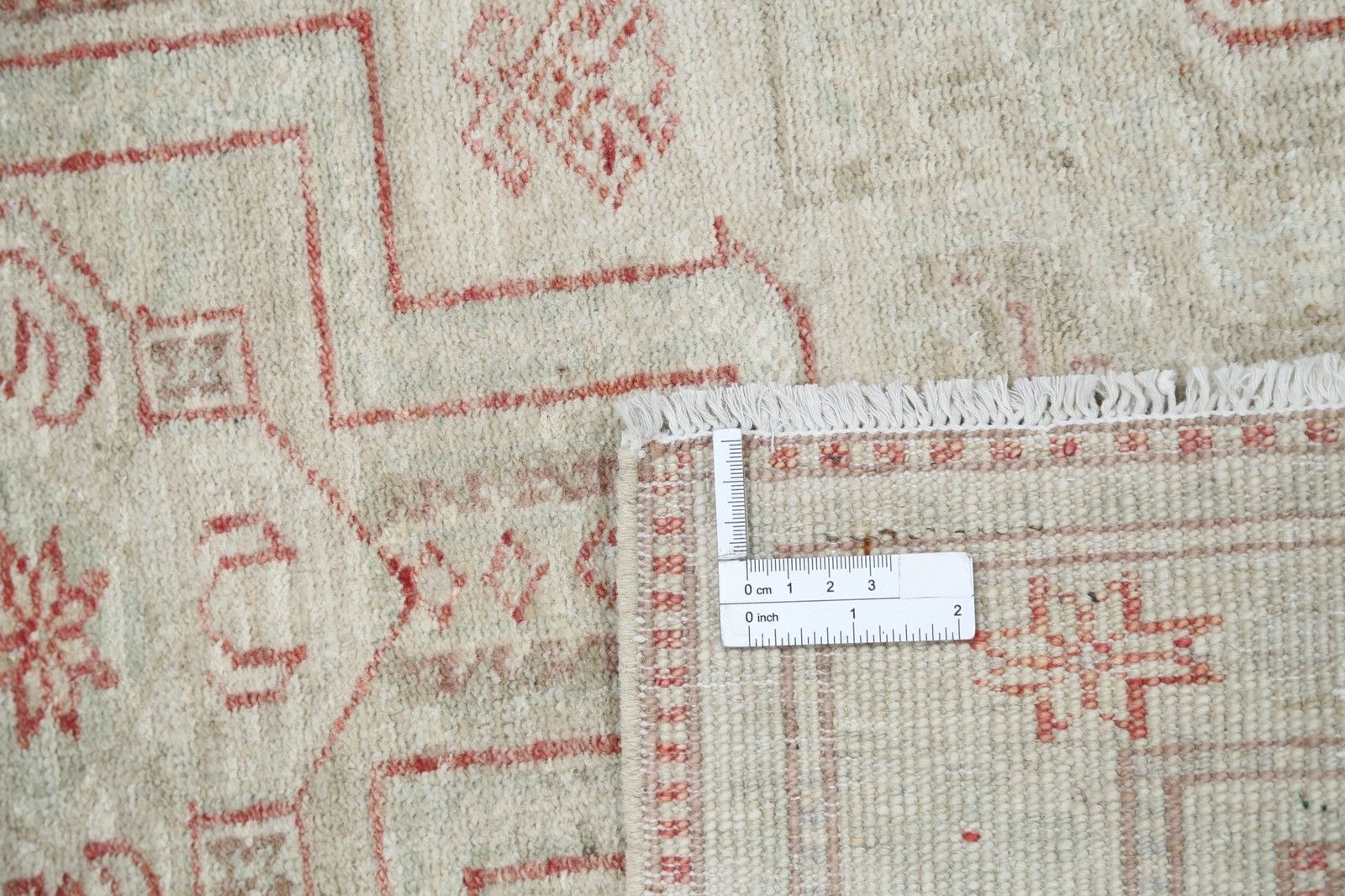 Tapis d'appoint traditionnel noué à la main, 2 x 3,2 pi. Tapis turc beige. Laine pure photo buy