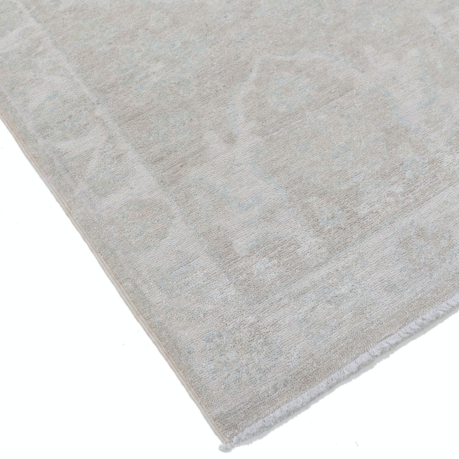 Tapis d'appoint turc traditionnel beige, 2 x 3 pi. Tapis en laine noué à la main, décoratif photo vinterior