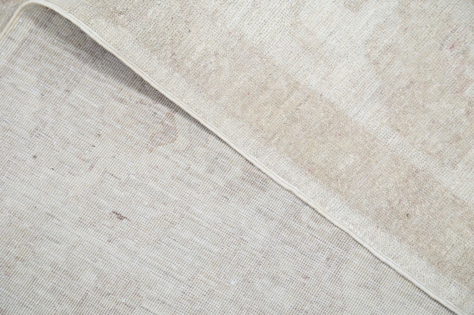 Tapis noué main 9 x 11,3 ft, grand format. Tapis de salon beige à motifs floraux photo buy
