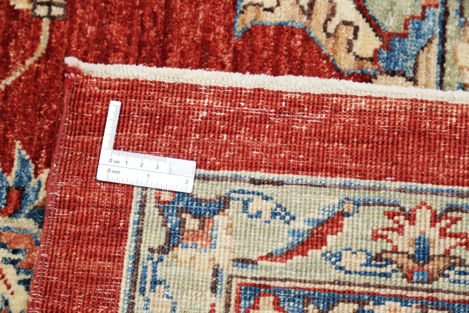 8.4x11.7 Ft Hand Knotted Floral Large Area Rug With Red Field And Ivory Border photo buy