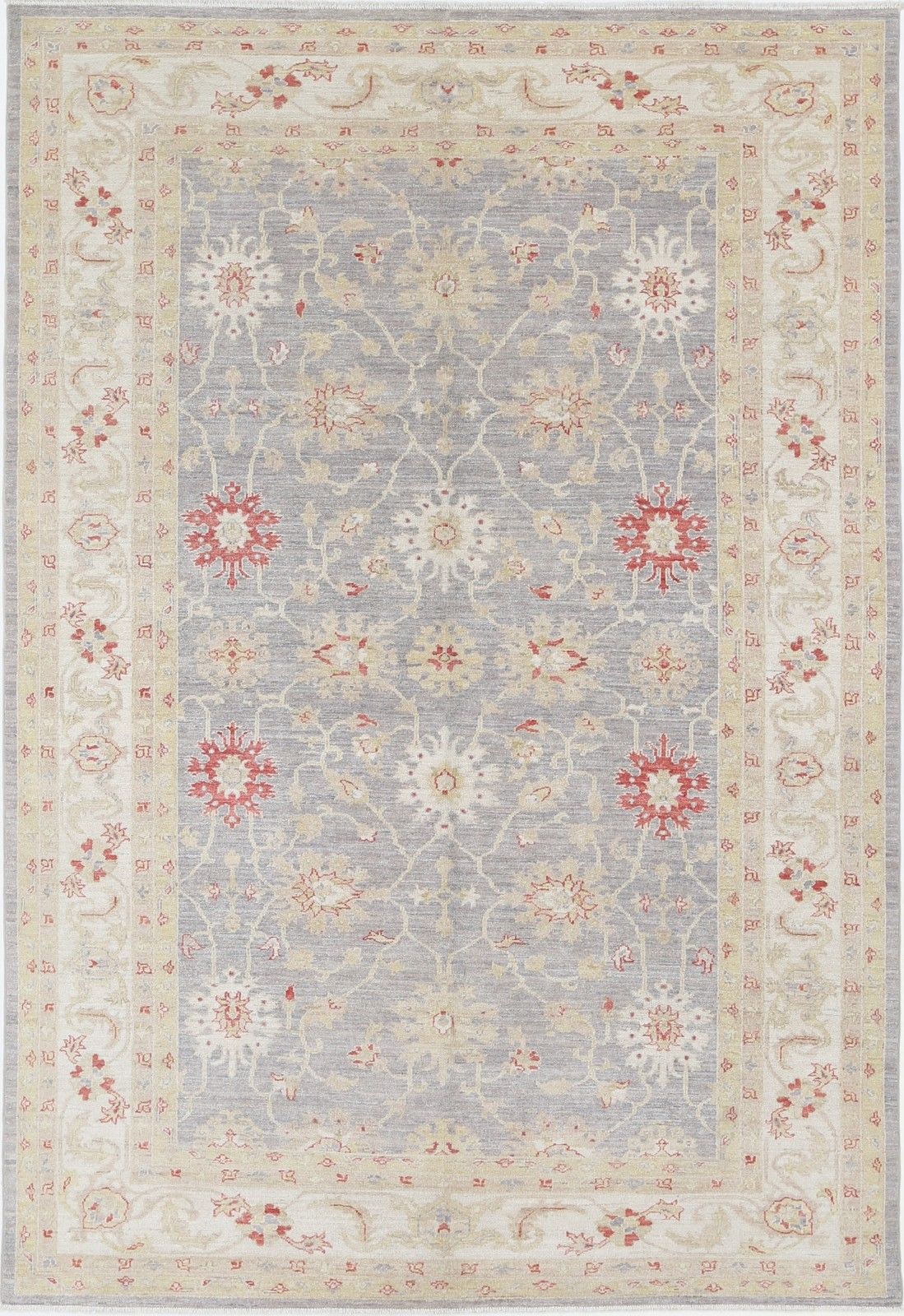 6.5x9.8 Ft Traditional Hand Knotted Turkish Large Area Rug For Living Room