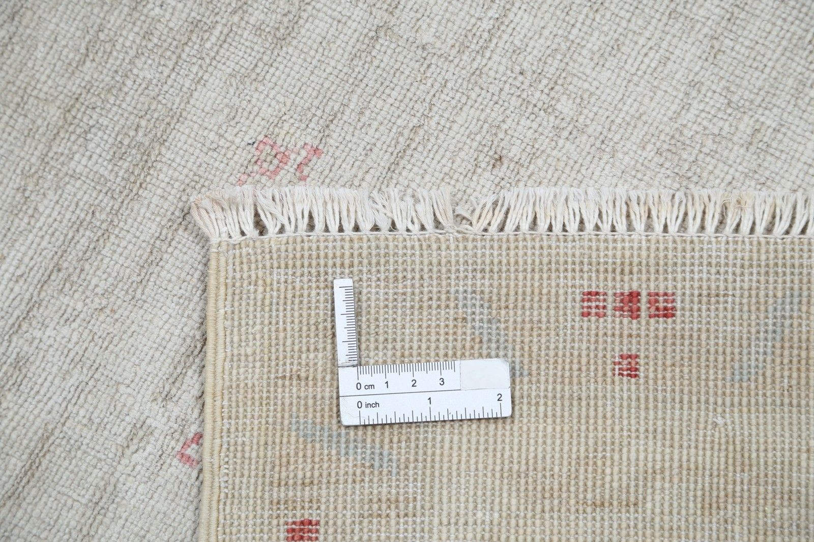 Tapis turc traditionnel beige, noué à la main, 100 % laine, 1,45 x 1,88 m photo buy