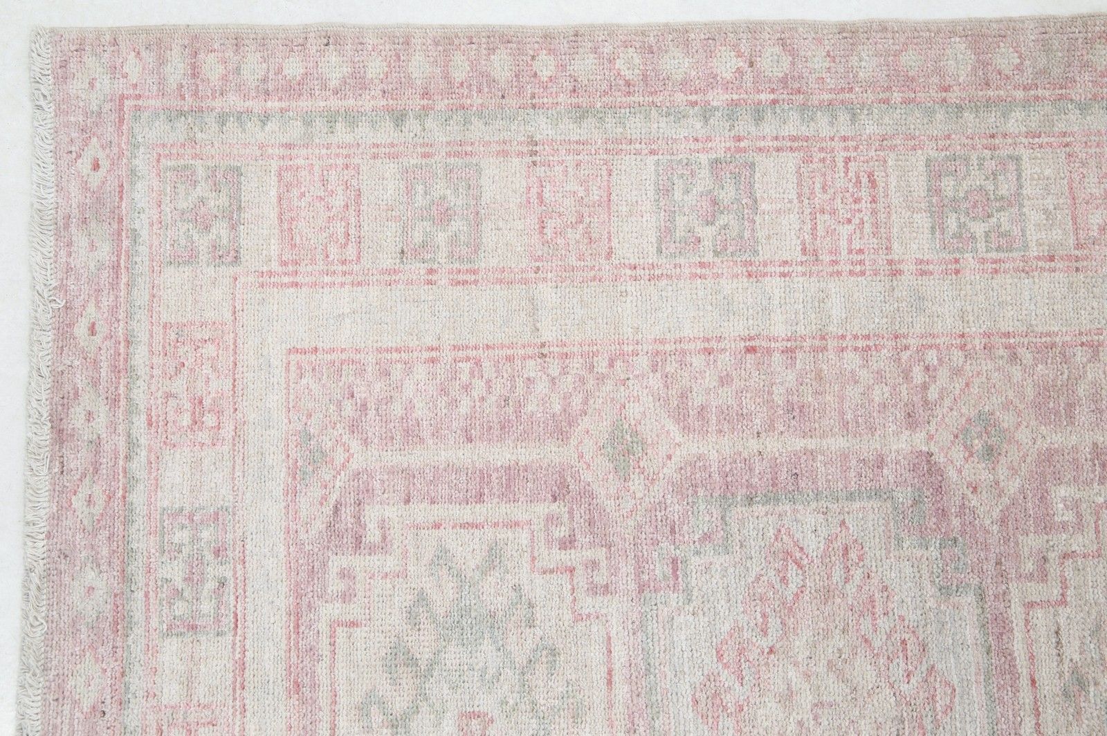 2.8x6.3 Ft Handmade Runner Rug For Kitchen. 100% Wool. Handknotted Hallway Rug photo vinterior