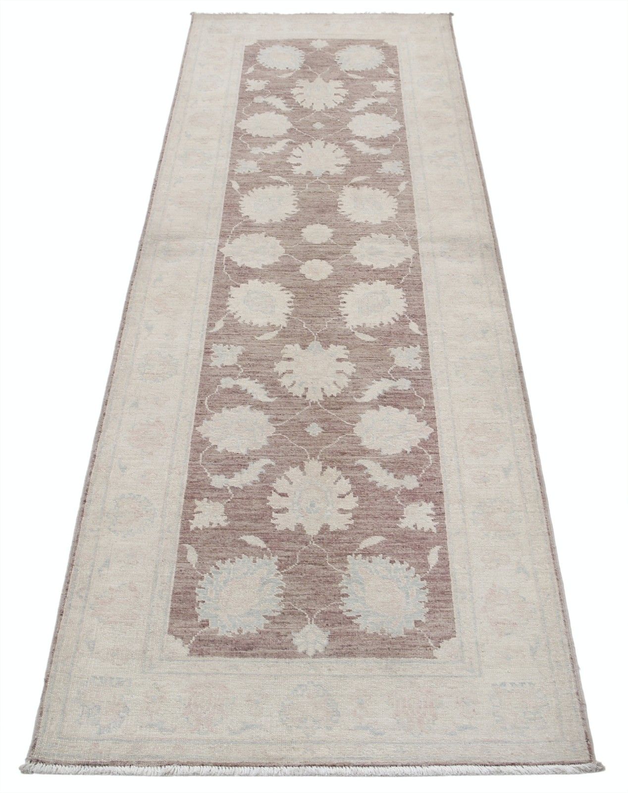 Tapis de couloir noué à la main, 0,79 x 2,34 m. Tapis de couloir aux tons doux. Tapis d'escalier photo Textiles