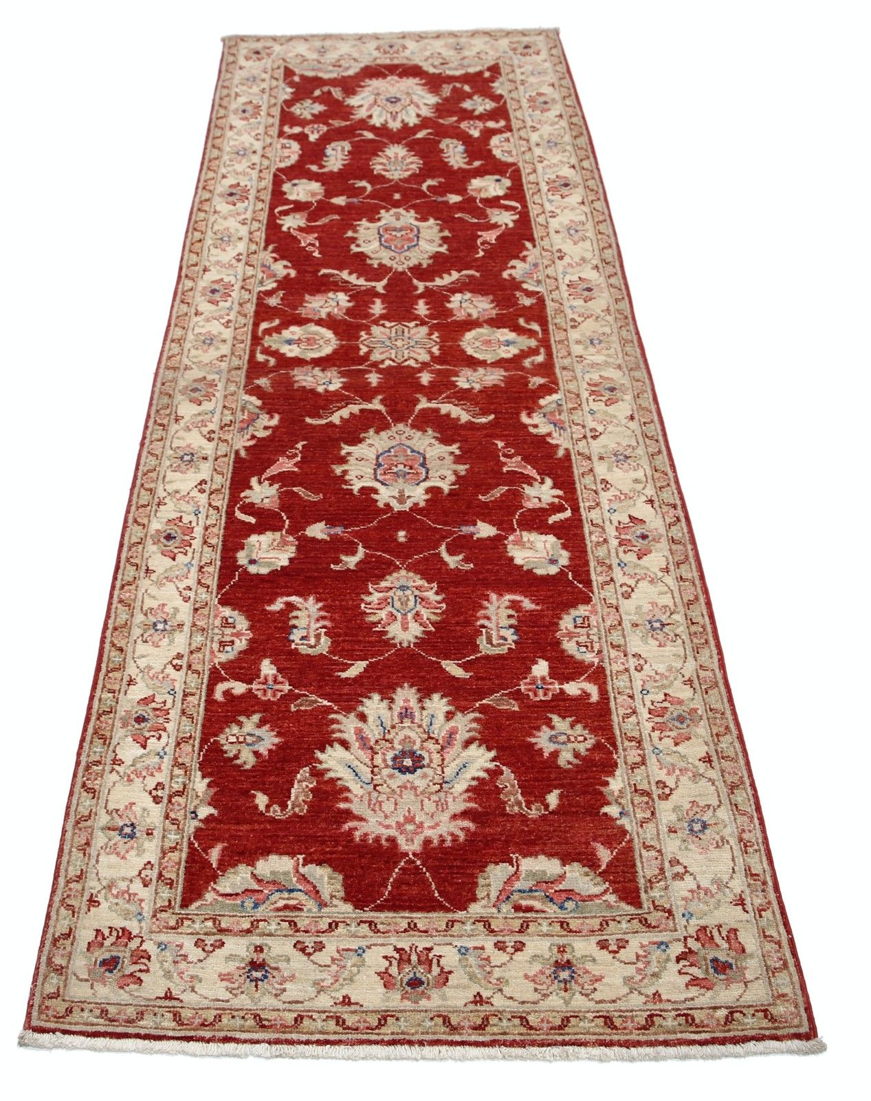 Tapis de couloir rouge 0,82 x 2,47 m. Tapis de cuisine. Tapis de couloir noué à la main photo Textiles