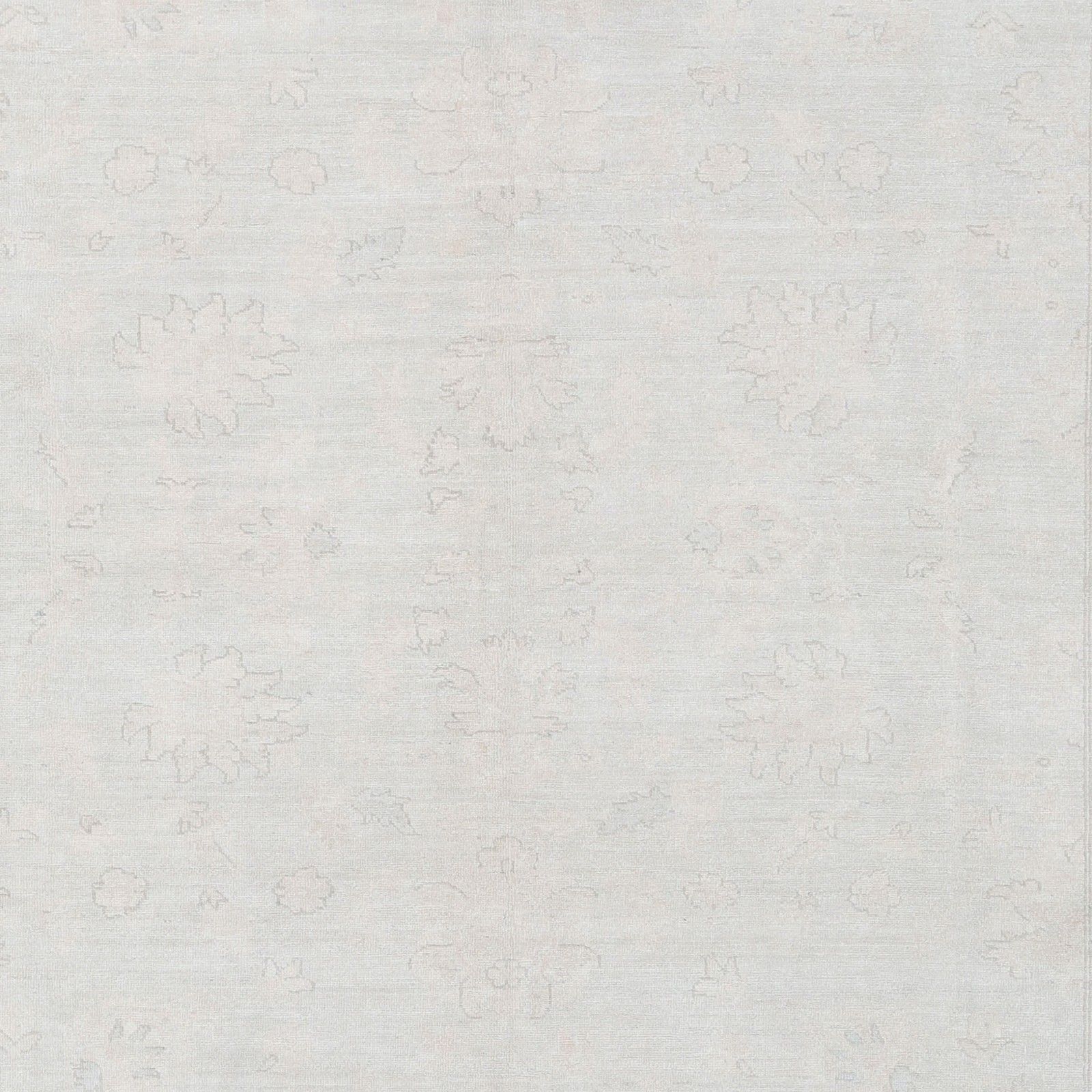 Grand tapis noué à la main 244 x 290 cm, beige, pour salon - 100 % laine photo buy