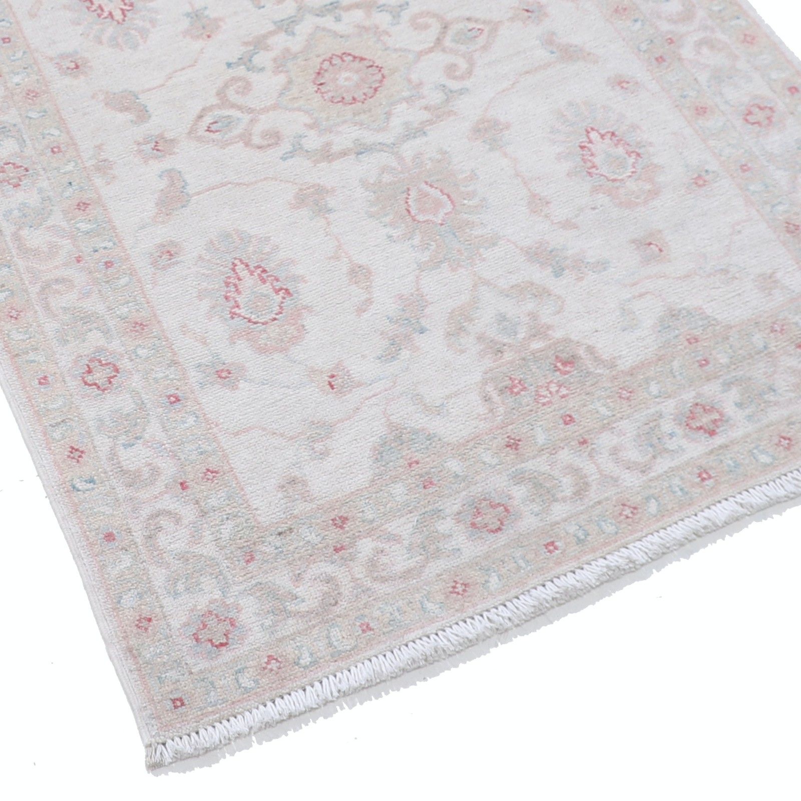 2.6x10 Ft Handknotted Runner Rug For Hallway. Beige Runner Rug For Corridor photo buy