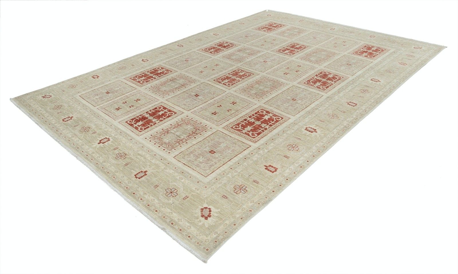 7.8x11.6 Ft Decorative Wool Large Area Rug. Hand Knotted Carpet For Living Room photo for sale