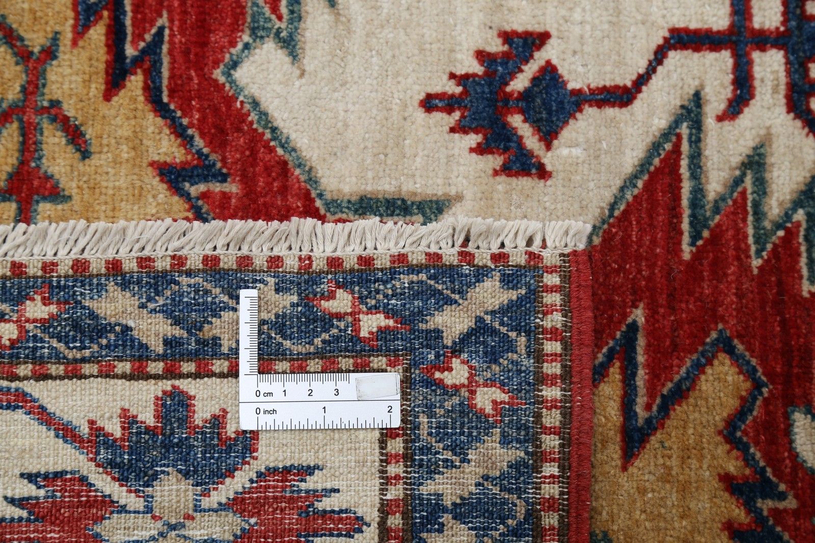 Tapis tribal turc noué à la main 1,73 x 2,29 m, pour salon. 100 % laine photo 2100.0