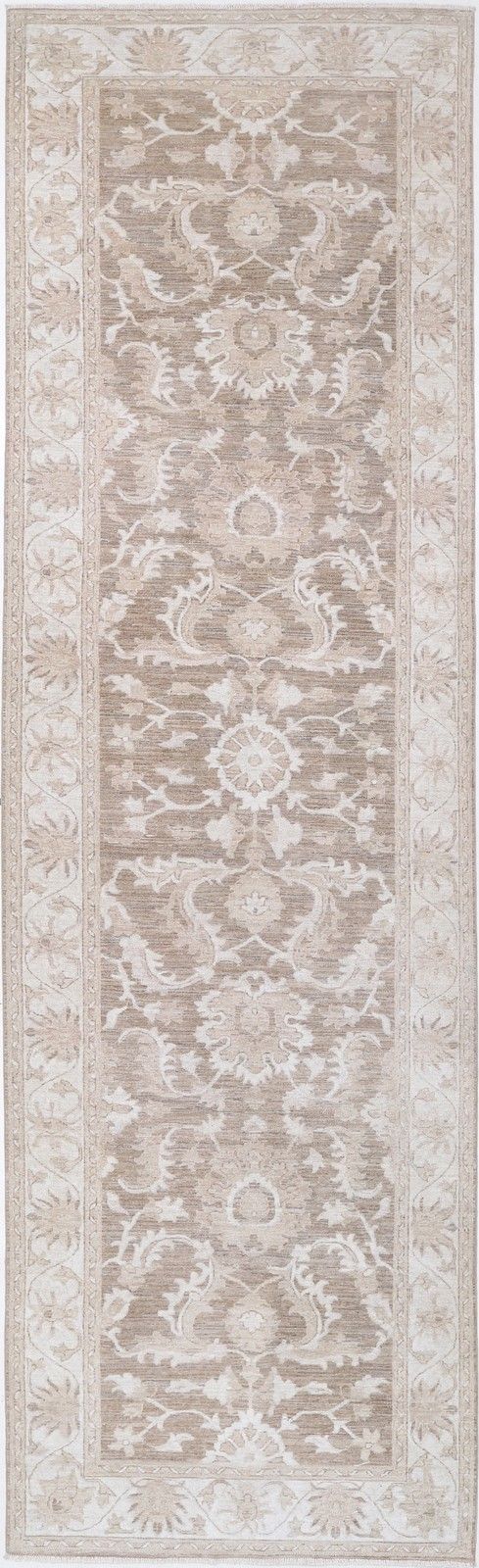 4x14.4 Ft Handmade Corridor Runner Rug. Hallway Runner Rug. Floral Kitchen Rug