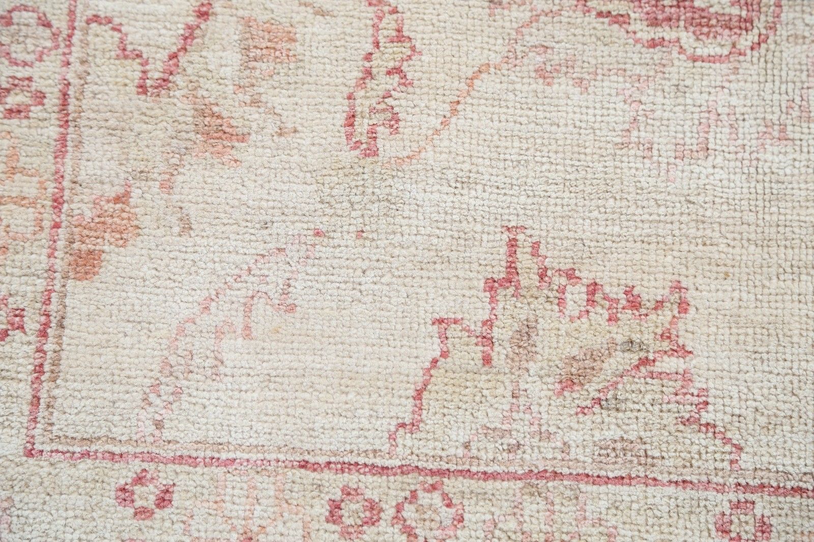 8.2x9.7 Ft Hand Knotted Rug In Pink And Beige. Traditional Floral Carpet photo 3908.0