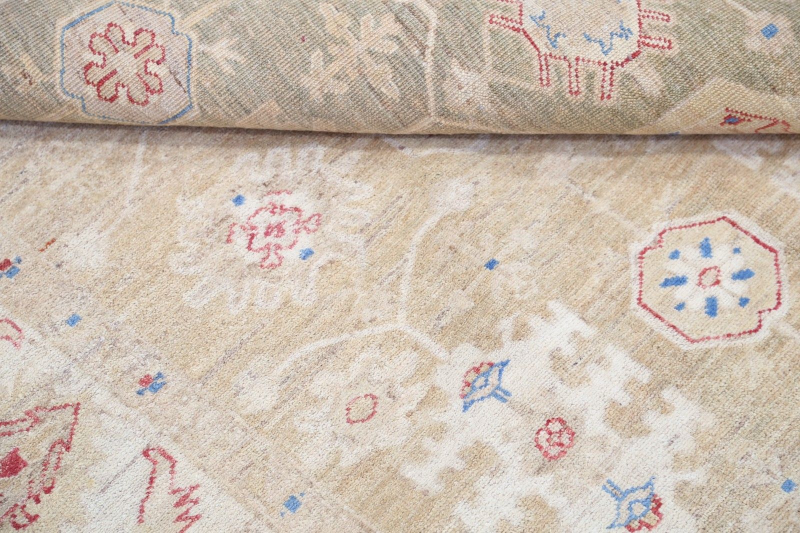 Tapis en laine noué à la main 170 x 240 cm pour salon et chambre photo vinterior