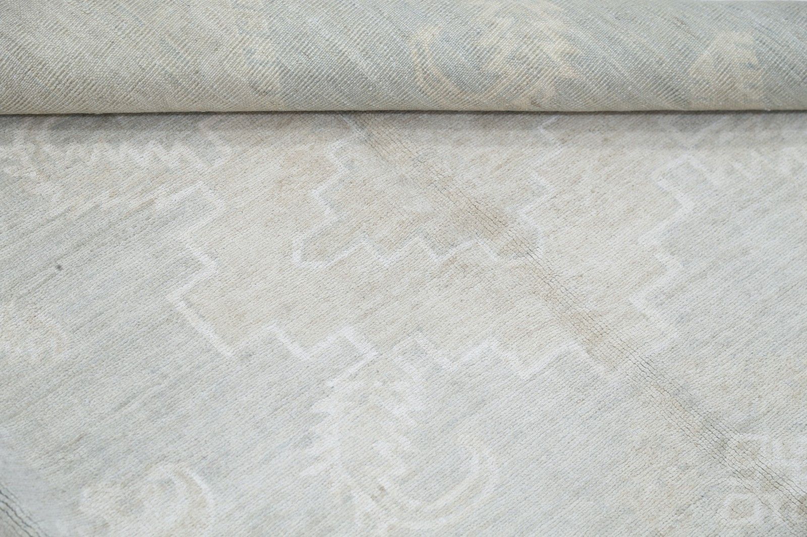 Tapis noué à la main aux tons doux, 191 x 285 cm (6'3" x 9'4"), pour salon et salle à manger photo 2941.0