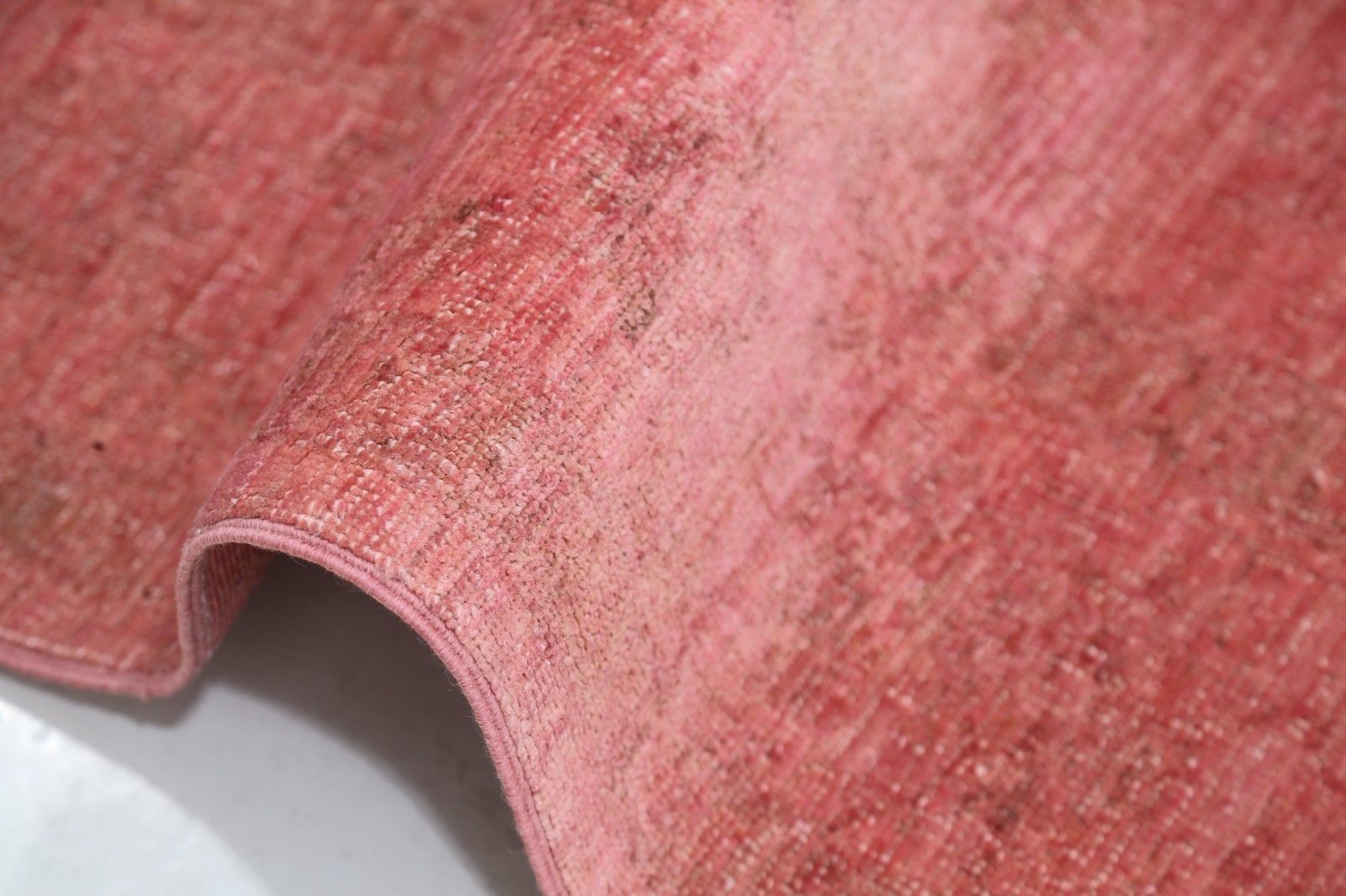 5.8x8.4 Ft Hand Knotted Wool Area Rug For Living Room. Pink Rug For Bedroom photo Textiles
