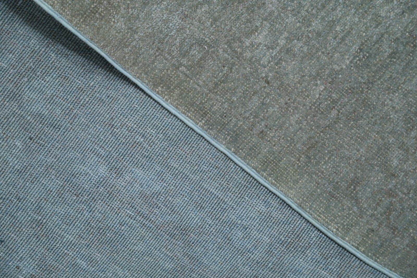 9.7x13.6 Ft Hand Knotted Light Blue Large Area Rug For Living Room. Wool Carpet photo buy