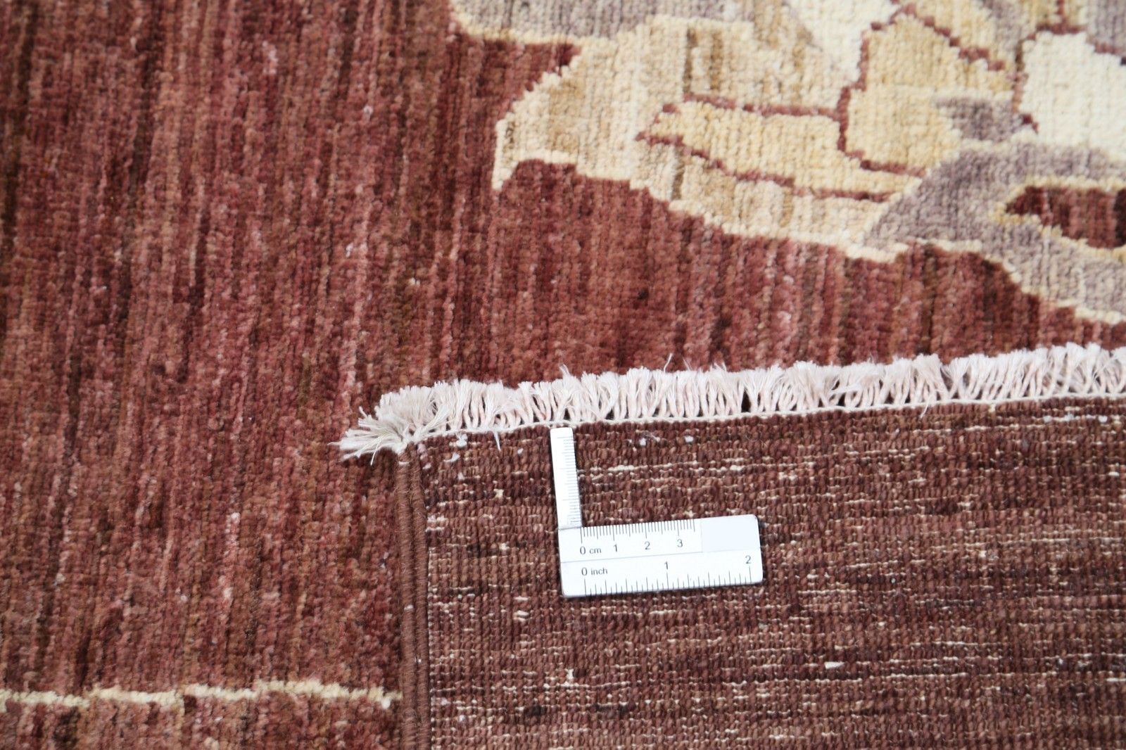 12x16 Ft Handknotted Red And Beige Wool Oversized Rug. Floral Vine Design Carpet photo buy