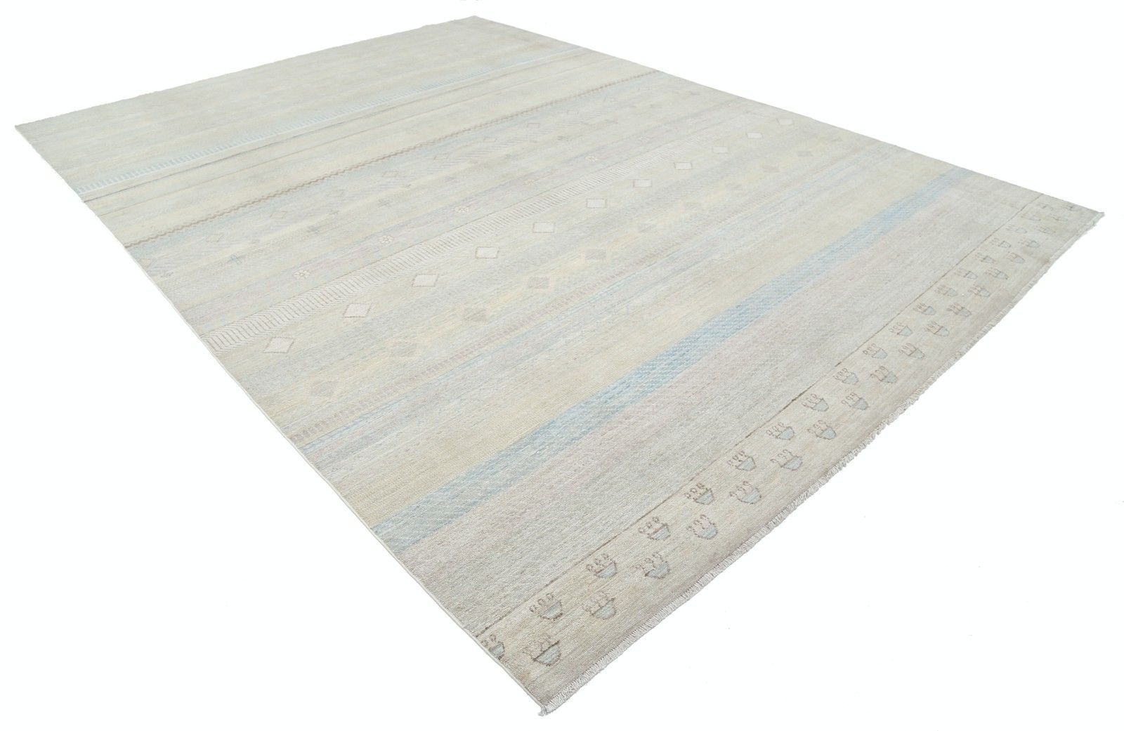 9,6 x 13,6 ft Handgeknoopt Turks vloerkleed voor de woonkamer. 100% wollen tapijt photo furniture