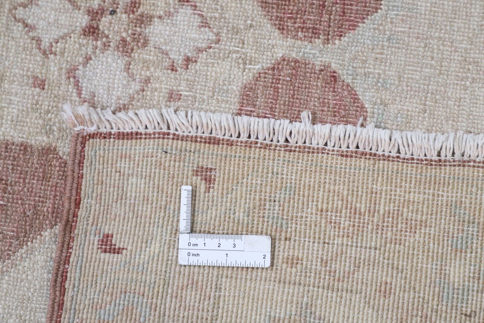 9x12 Ft Hand Knotted Beige And Blush Area Rug. Traditional Floral Design Carpet photo buy