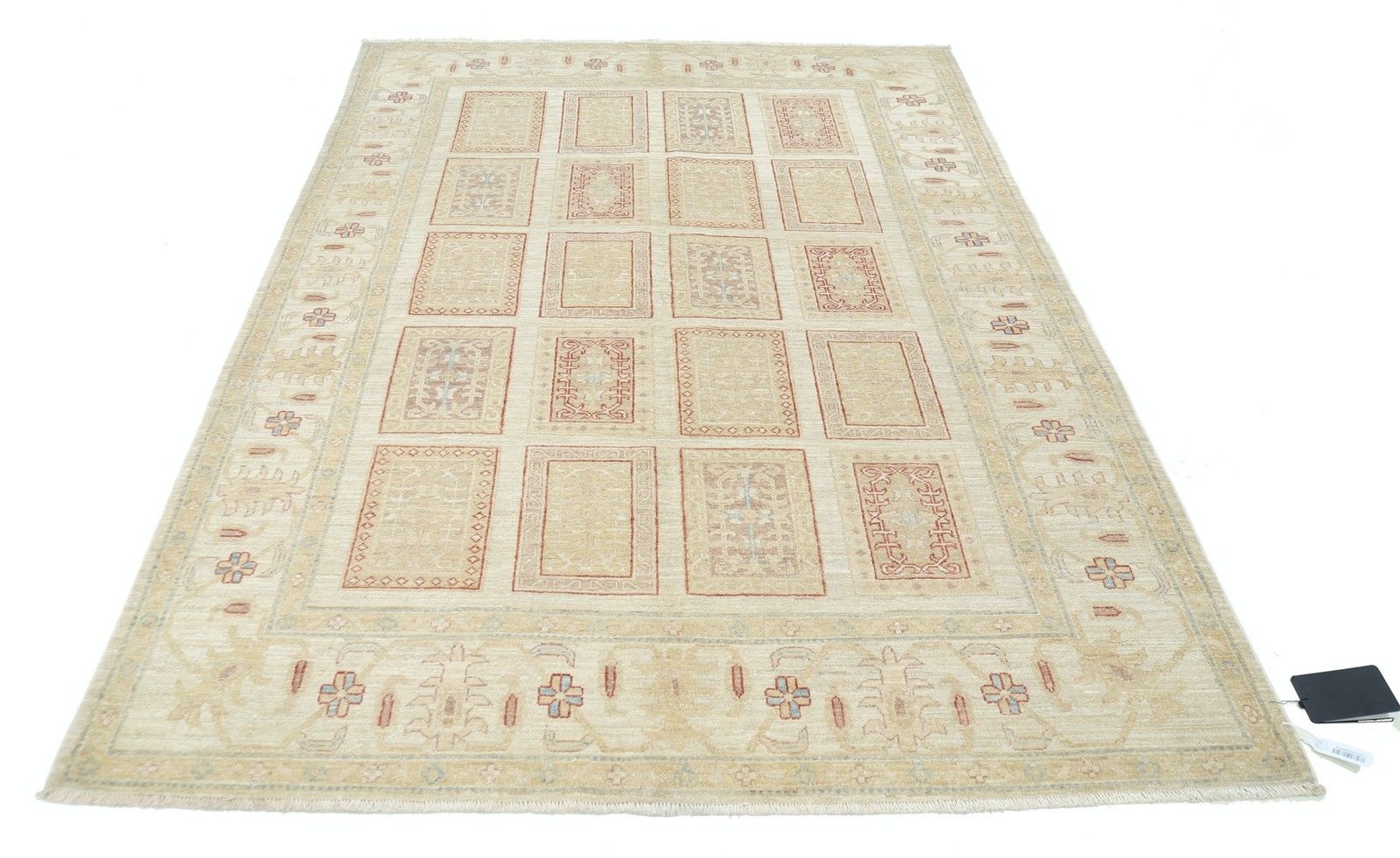 5.7x7.8 Ft 100% Natural Wool Hand Knotted Turkish Area Rug For Living Room photo Textiles