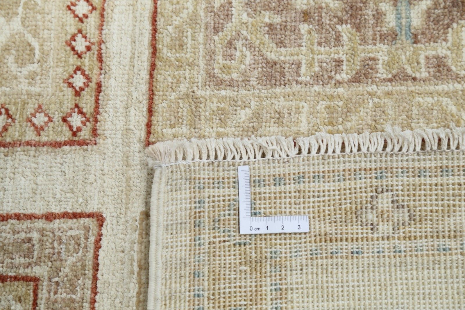 5.7x7.8 Ft 100% Natural Wool Hand Knotted Turkish Area Rug For Living Room photo vinterior