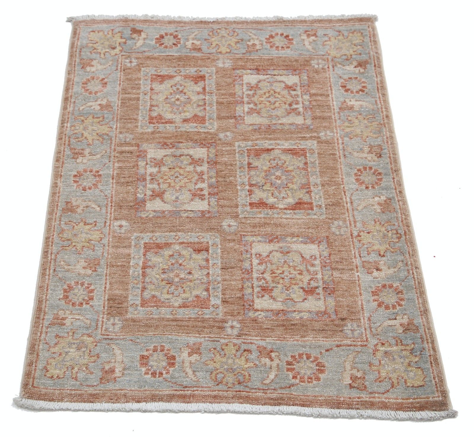 Tapis d'appoint turc noué à la main en laine, 67 x 94 cm, pour intérieurs traditionnels photo Textiles