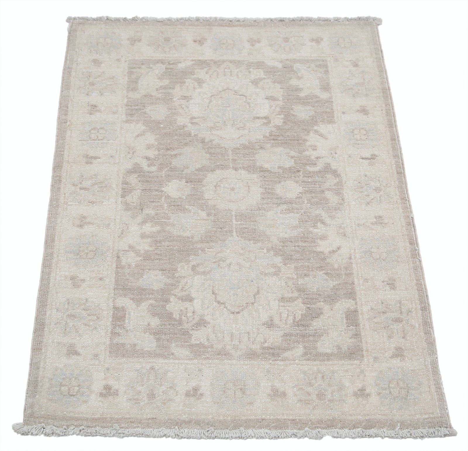 Tapis turc traditionnel noué à la main en laine, 67 x 94 cm photo Textiles