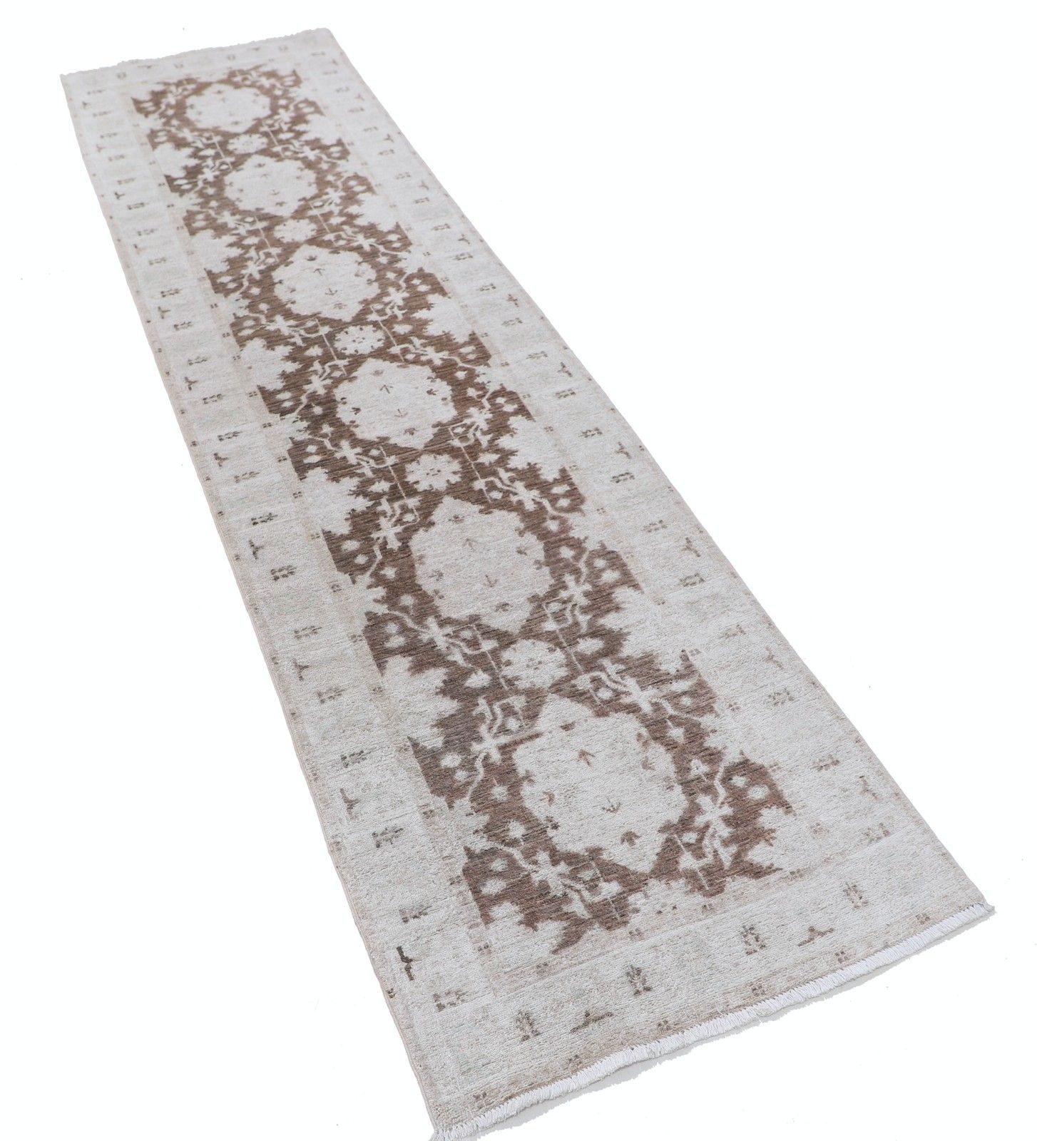 Tapis de couloir noué à la main 0,7 x 2,6 m. Tapis de corridor. Tapis de cuisine turc photo furniture