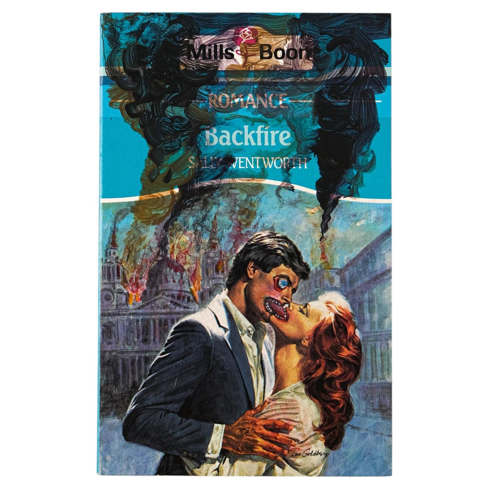 Jake Chapman 'Mills & Doom' Unique Hand Painted & Signed Rectified Novel, 2023