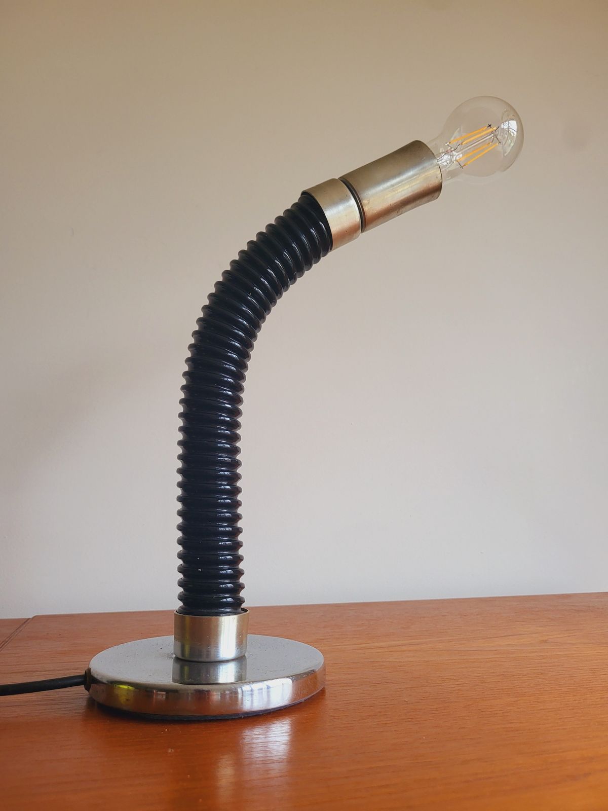 Mid Century Italian Elbow Table Lamp photo furniture