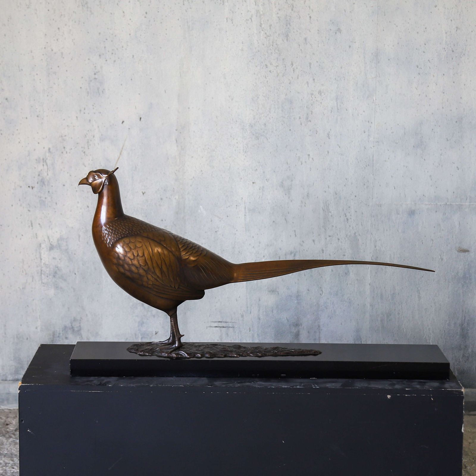 photo furniture Bronze Pheasant Sculpture By David Norris Frss, Limited Edition 1/9, Lost‑Wax Cast
