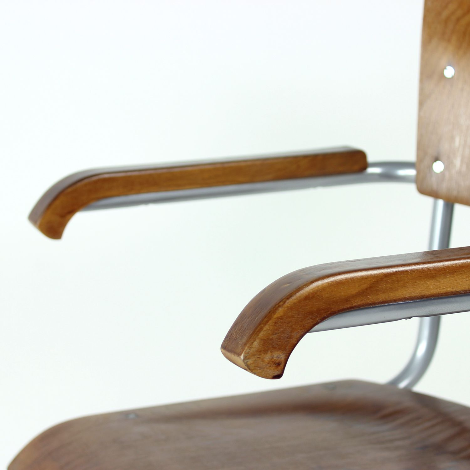 Cantilever Chair By Mart Stam, Czechoslovakia, 1930s photo vintage