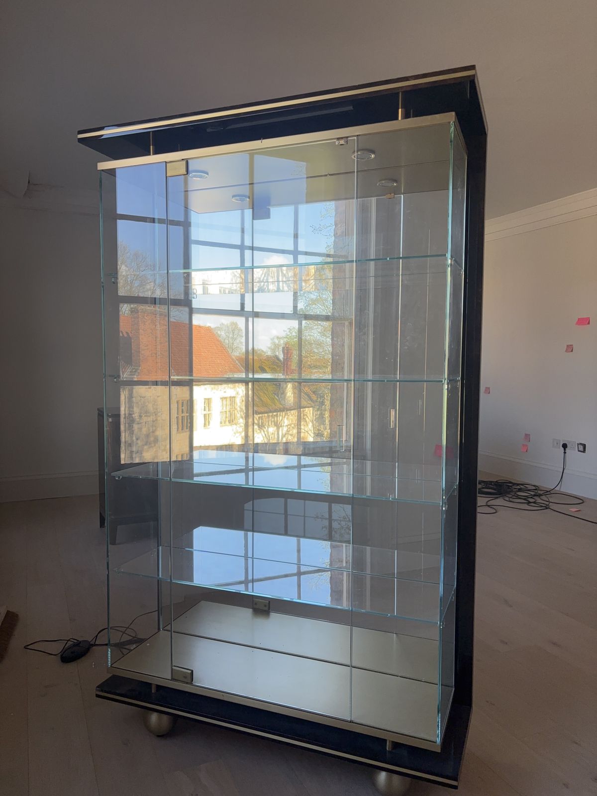 Turri  Luxury  Furniture Glass Display Cabinet photo for sale