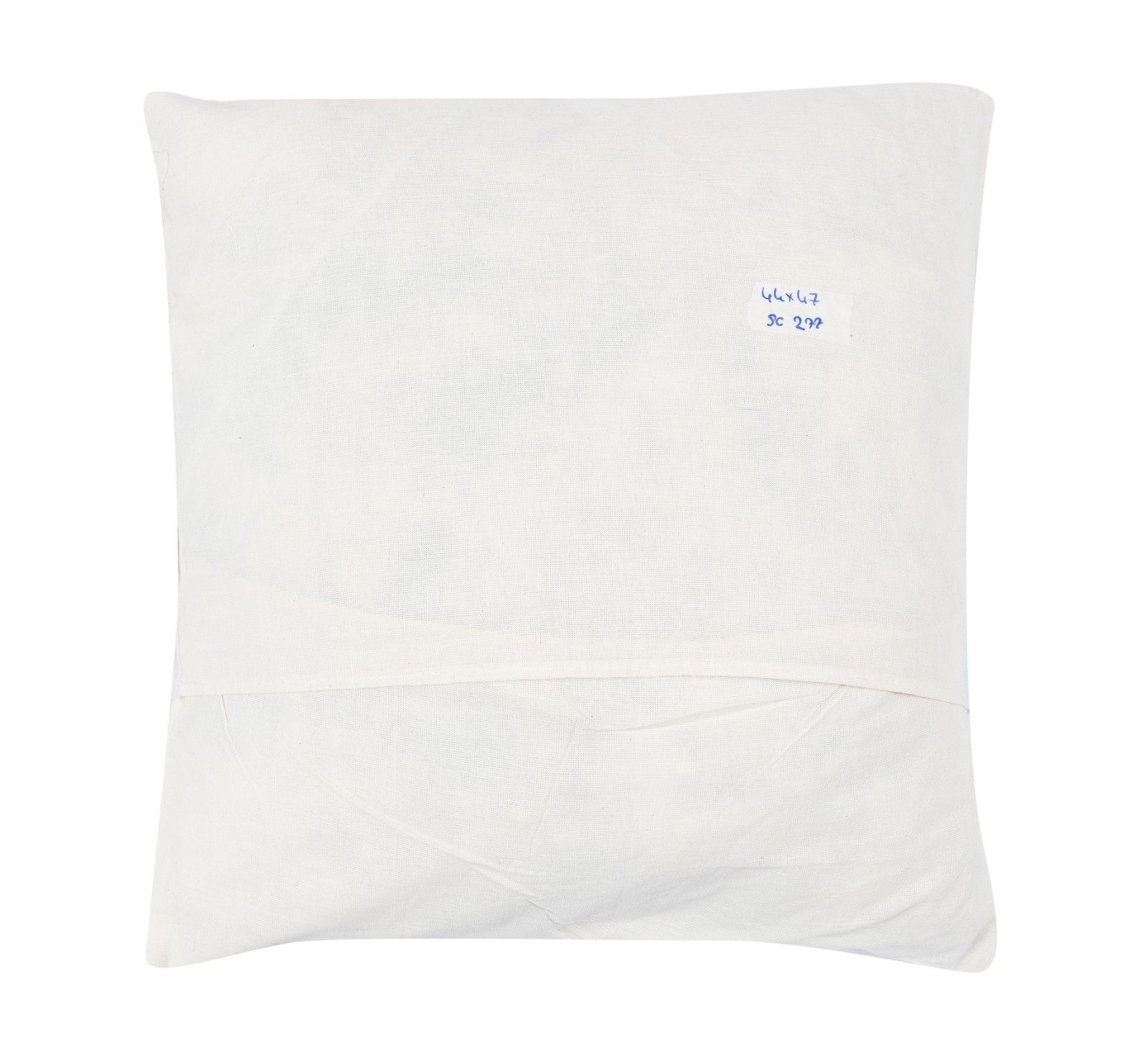 Housse de coussin 100 % coton, 45 x 45 cm. Taie d'oreiller brodée. Neuf photo 77.0
