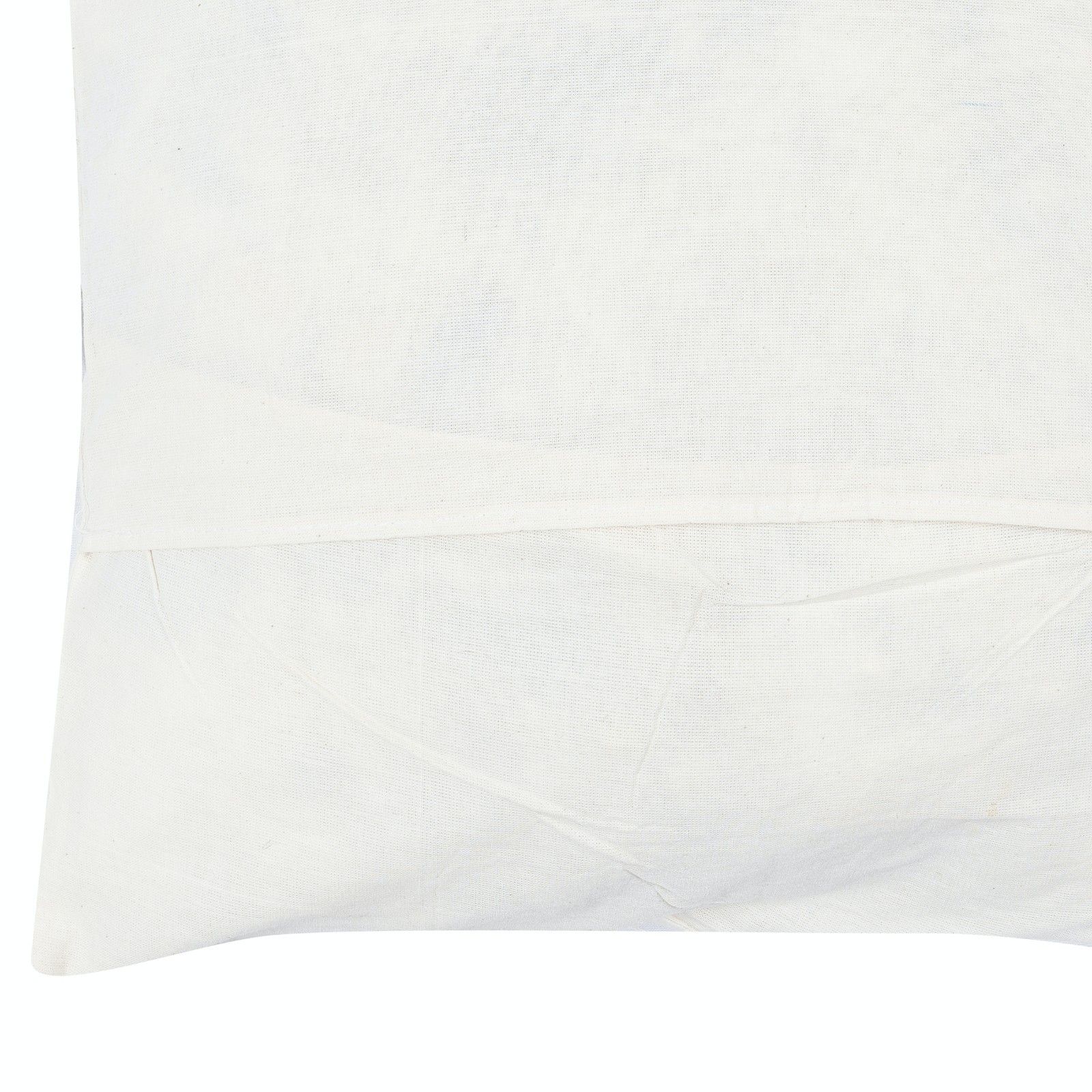 Housse de coussin 100 % coton, 45 x 45 cm. Taie d'oreiller brodée. Neuf photo vinterior