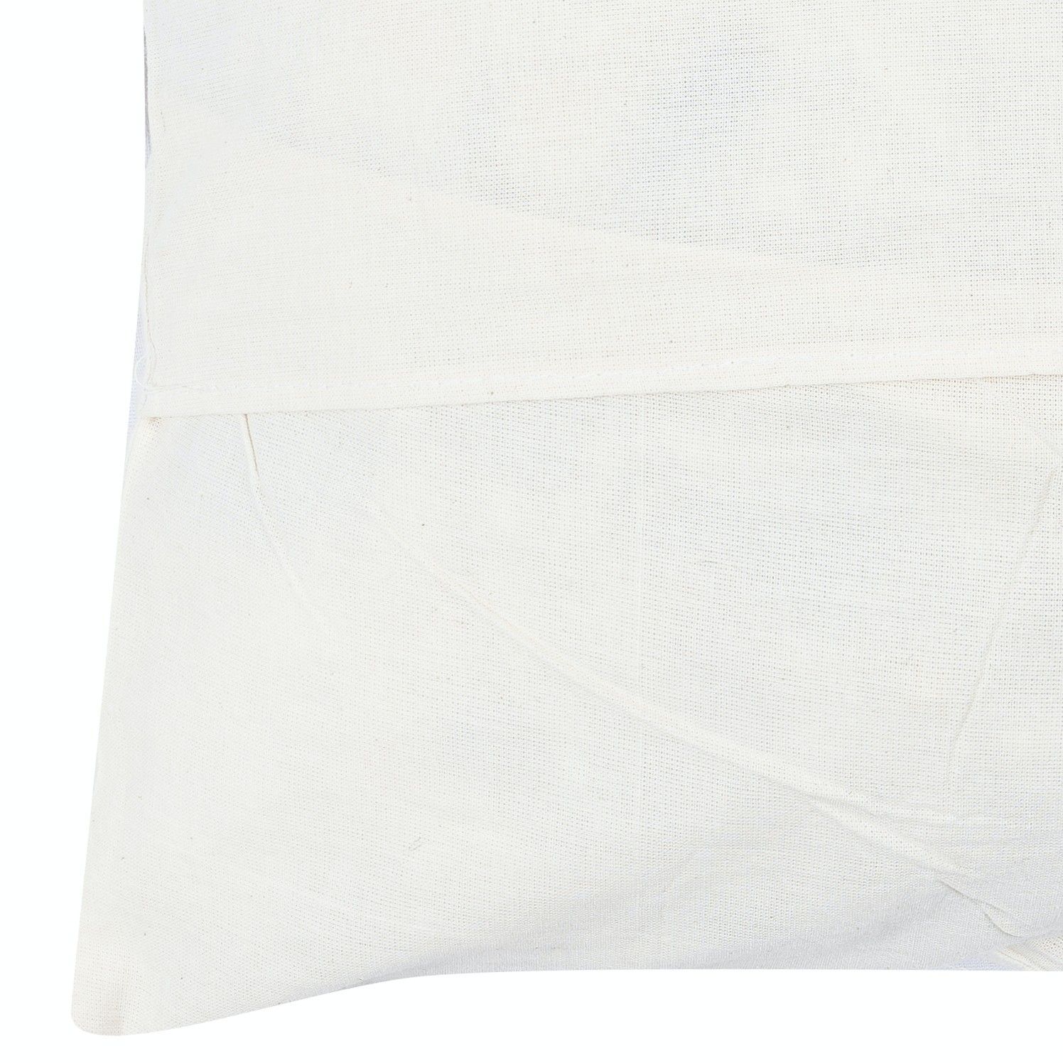 Lot de 2 housses de coussin brodées en soie 18" x 19", paire de coussins à dentelle, motif oiseaux photo 175.0