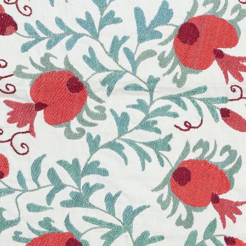 20x35 In Embroidered Wall Hanging. Cotton Tablecloth. Handmade Sofa Spread photo 136.0