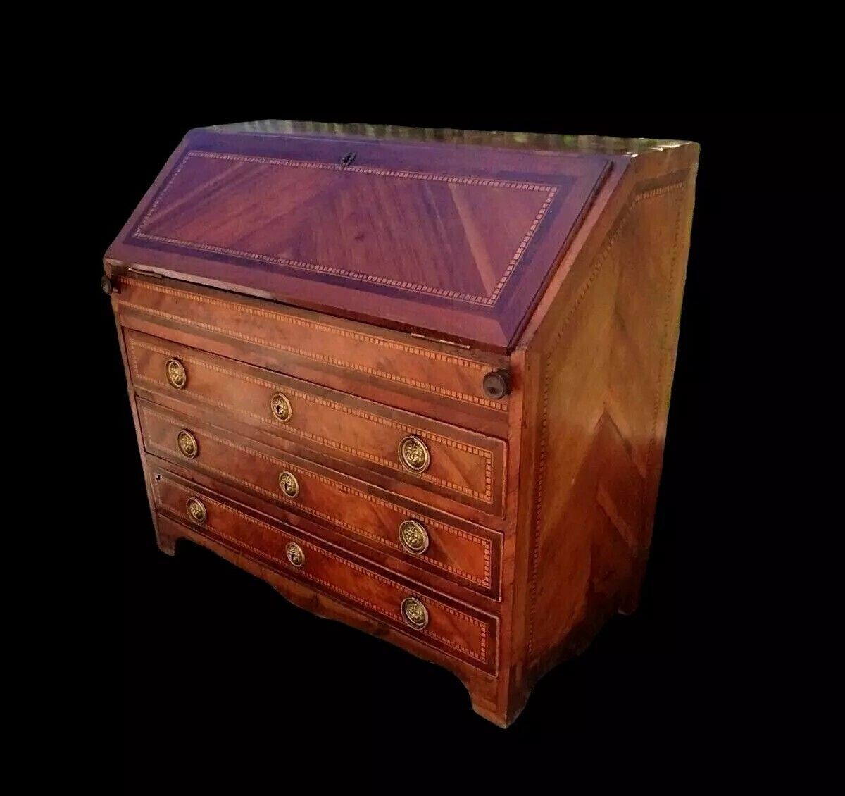 Furniture Antique Tuscan Louis XVI Period Desk, photo
