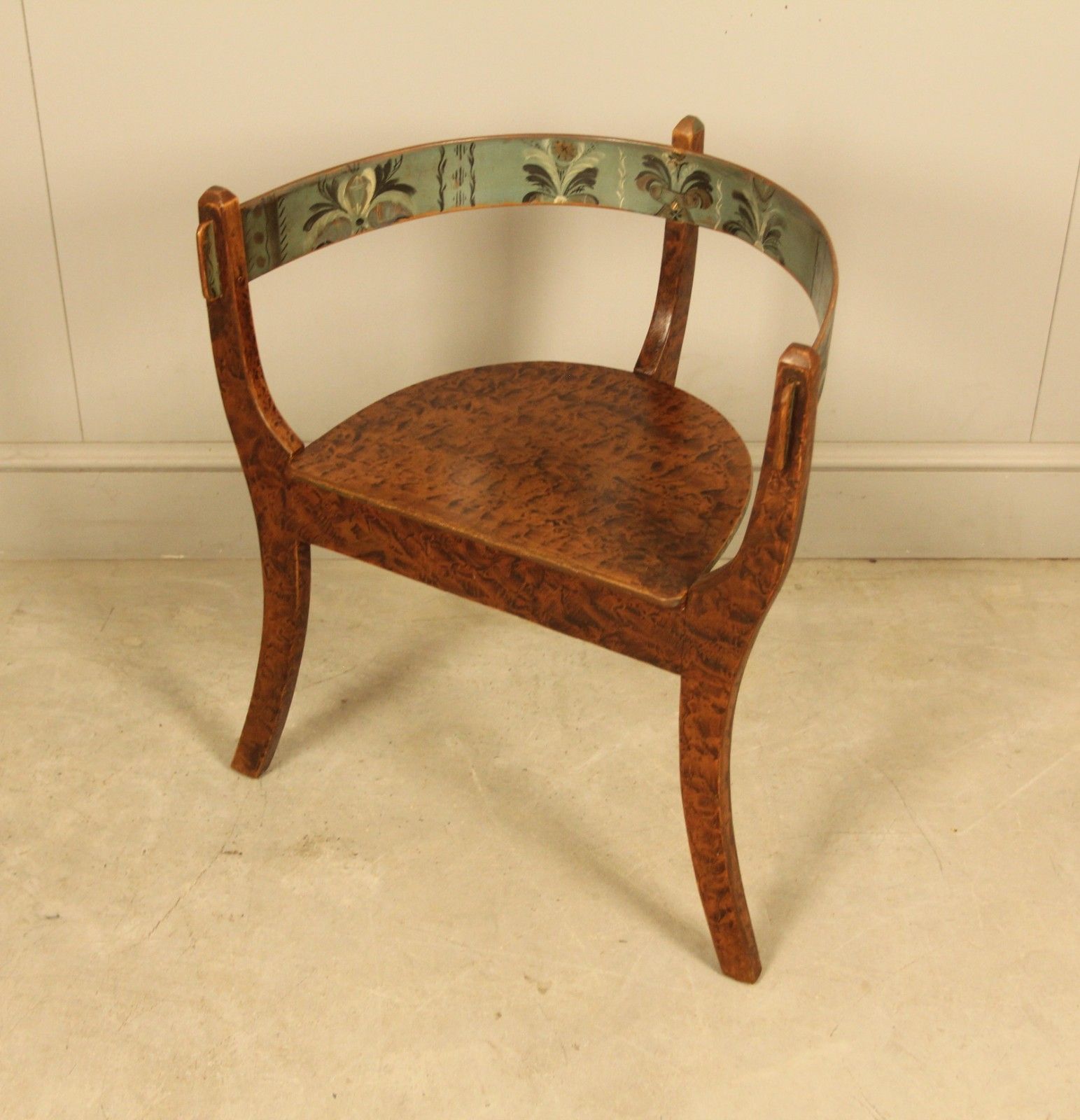 An Early 20th‑Century Norwegian Allmoge Folk‑Art Chair