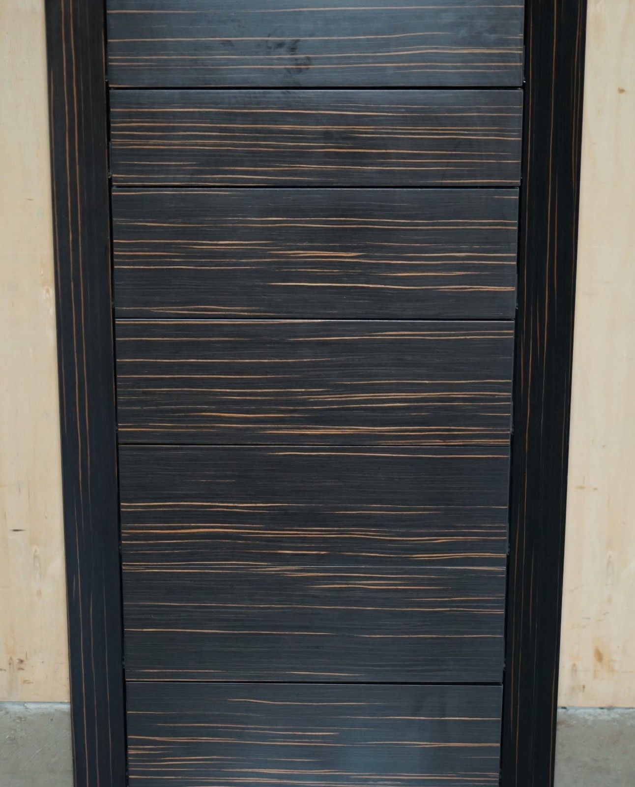 Luxury Designer Kenzo Takada Macassar Ebony Tallboy Chest Of Soft Close Drawers photo Furniture