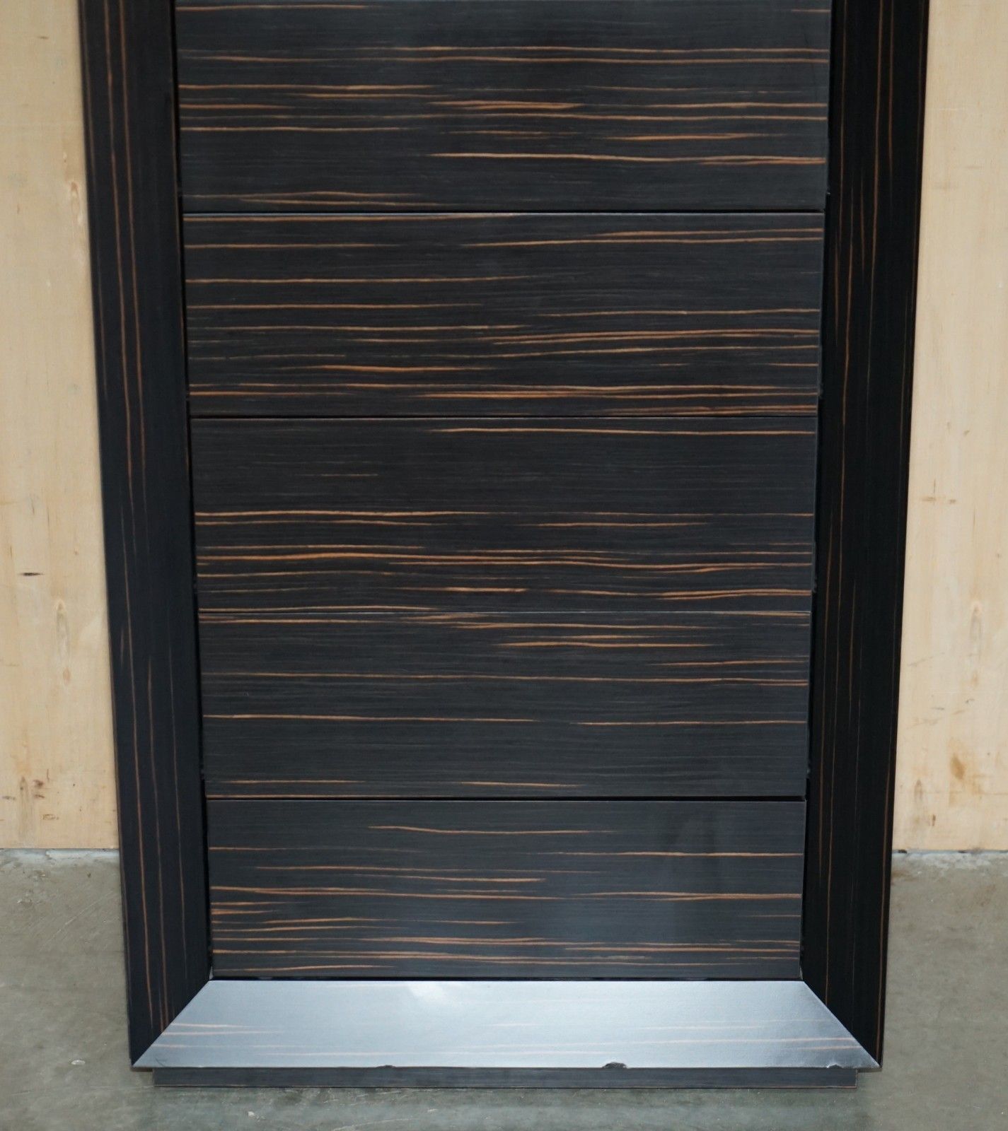 Luxury Designer Kenzo Takada Macassar Ebony Tallboy Chest Of Soft Close Drawers photo 3950.0