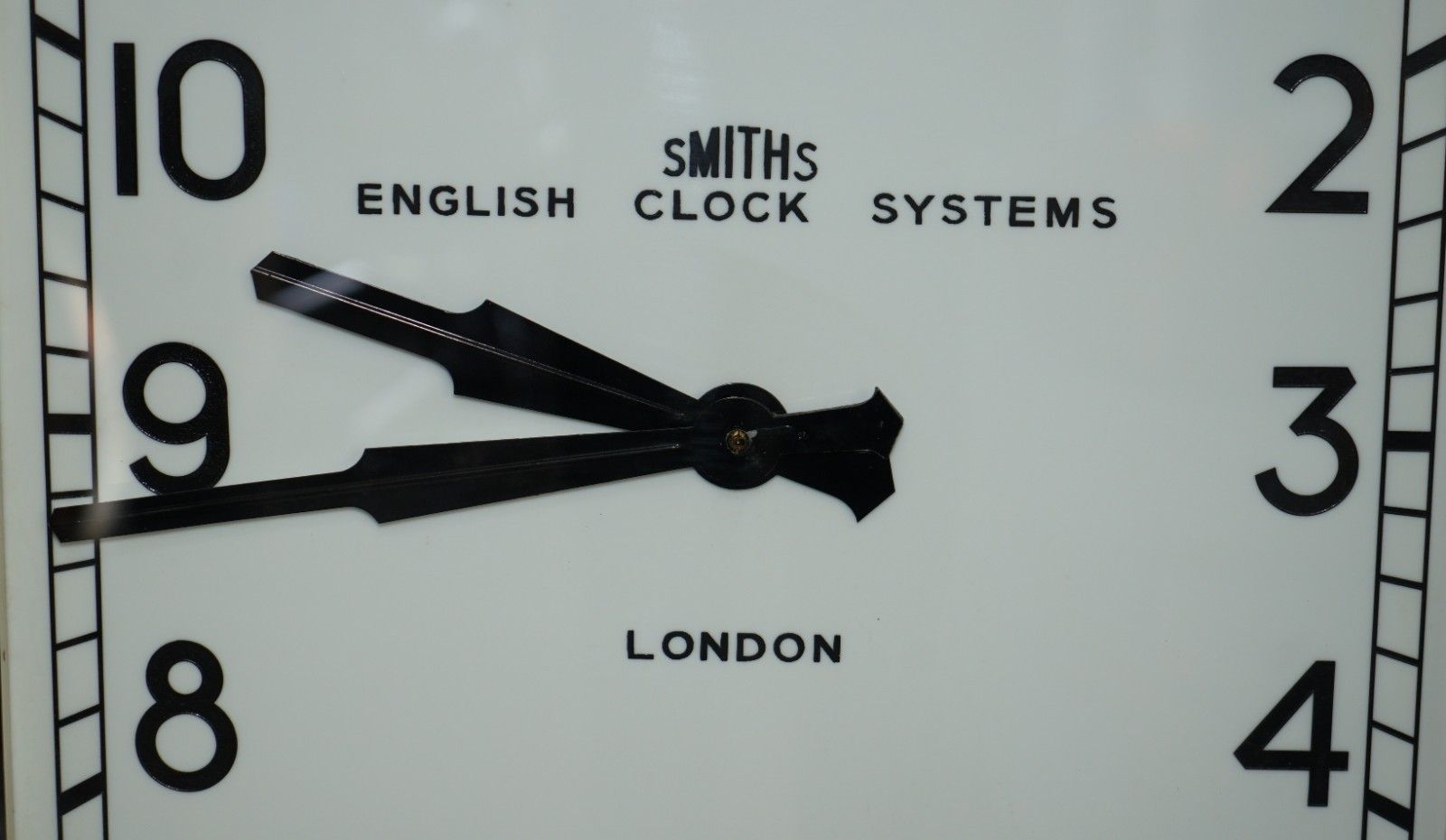 Huge 1920's Art Deco Chromium Plated Smiths Double Sided Ceiling Mounted Clock photo 3950.0