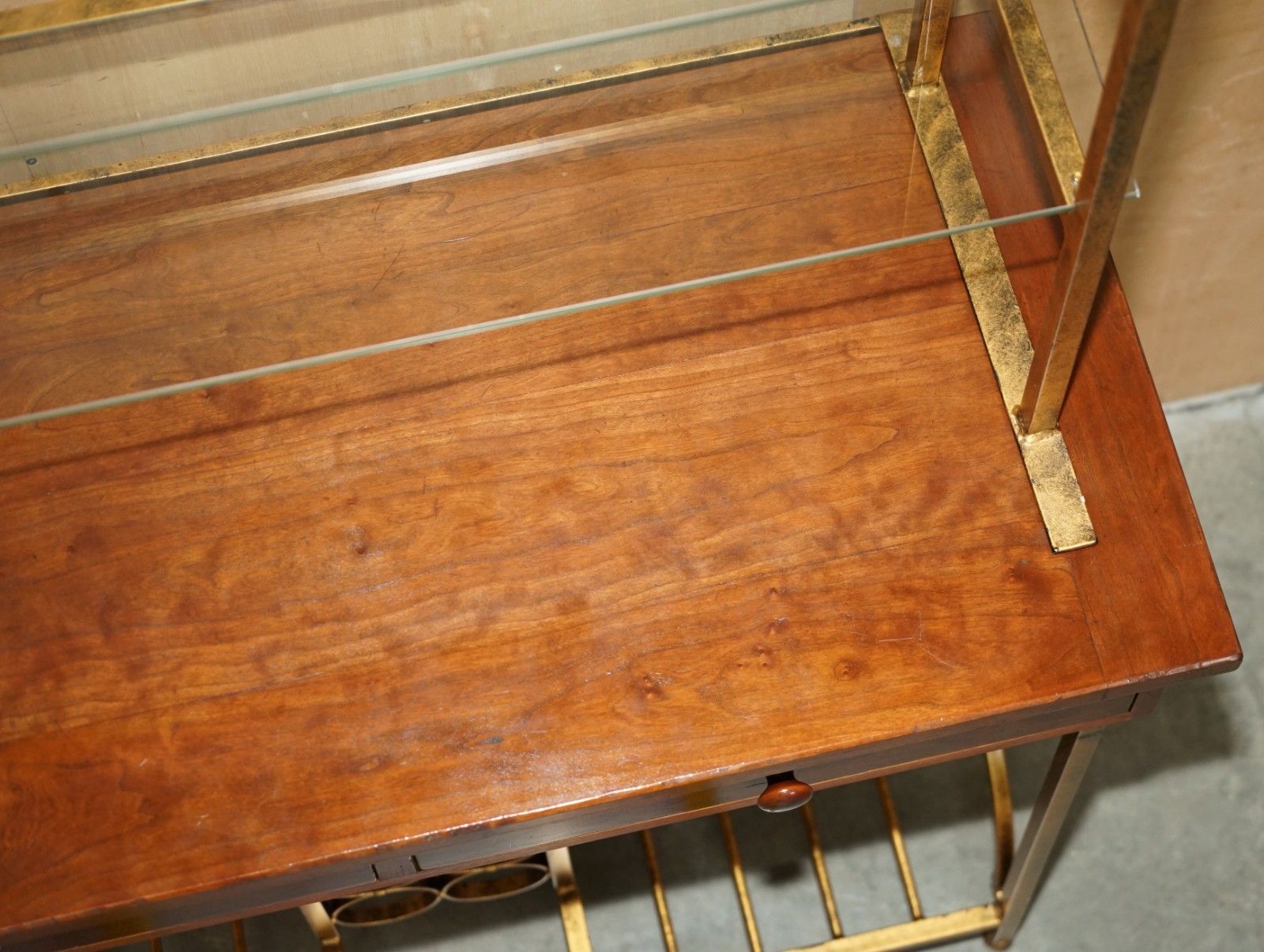 photo buy Stunning American Mid Century Modern Circa 1960's Mahogany & Brass Dry Bar