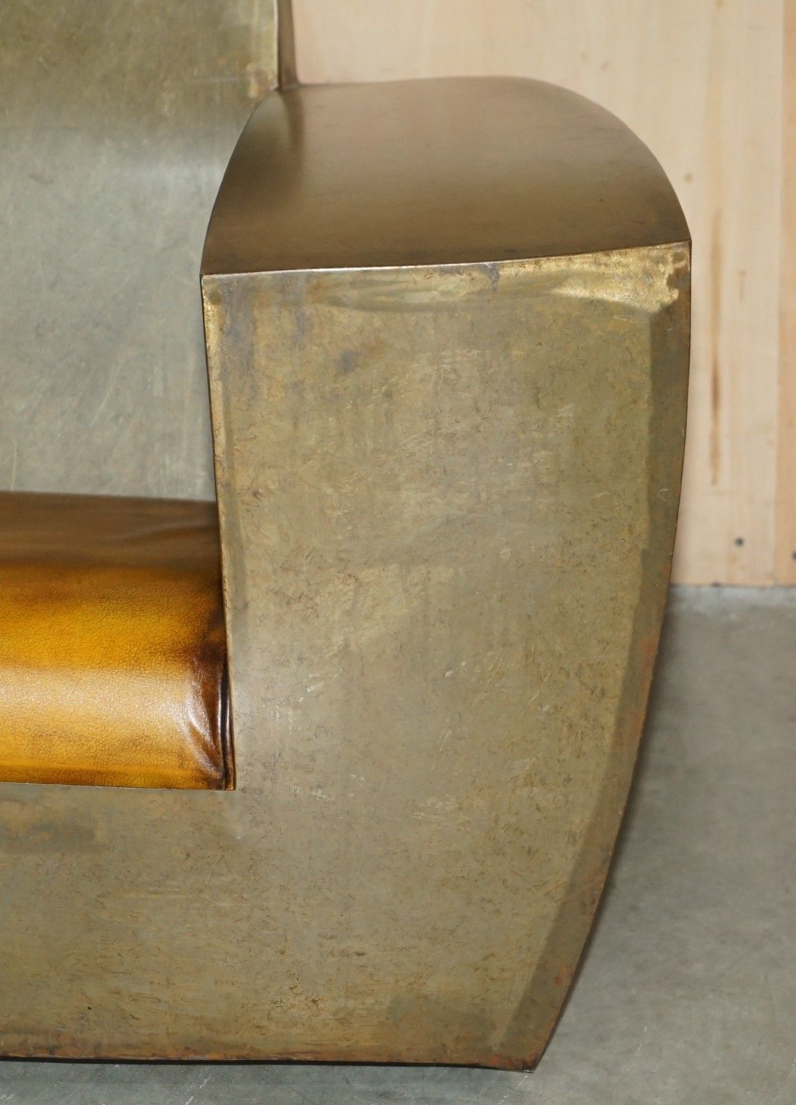 Original 1980's Jonathan Singleton Easy Number One Cubist Modernist Armchair photo for sale