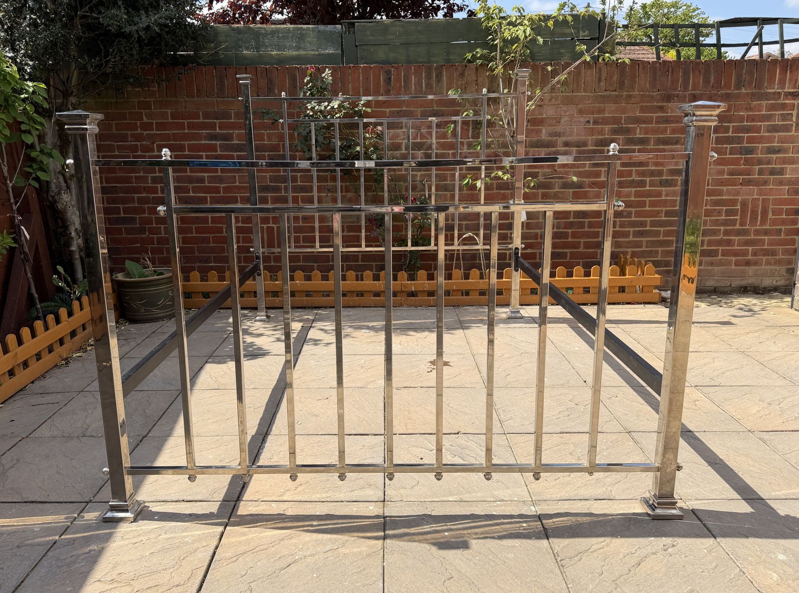Stunning & Luxurious “And So To Bed” Regency Polished Nickel King Surround – Great Condition, Rrp £2,309 photo for sale