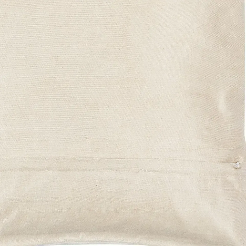 Housse de coussin brodée en coton, 17 x 19 po - Housse artisanale. Coussin à dentelle, neuf photo Textiles