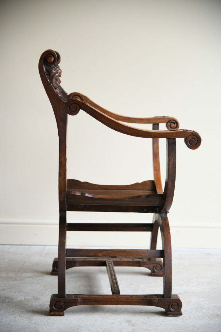 Savonarola Style Chair, Late 20th Century photo buy