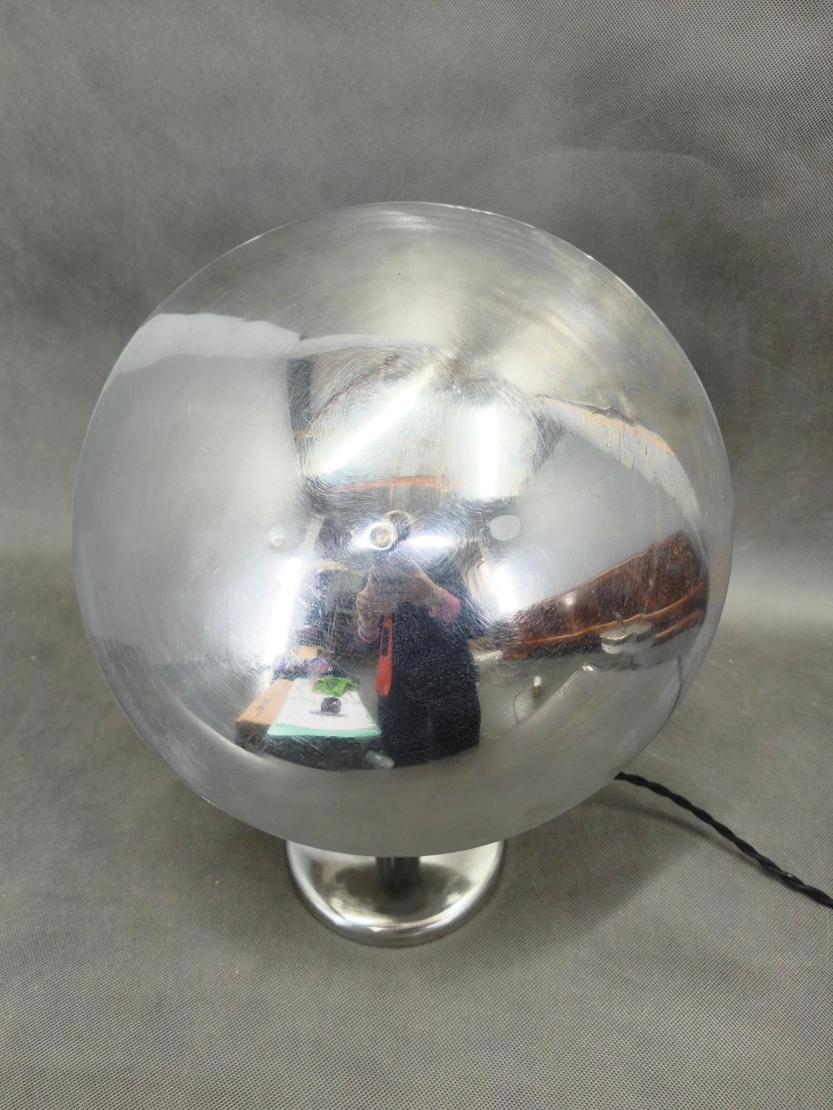 Bauhaus Chromen Tafellamp Met Verstelbare Kap, Jaren 1930 photo furniture
